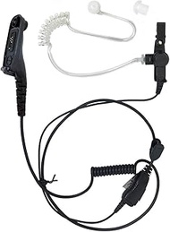 ProMaxPower 2-Way Radio 1-Wire in-Line PU Acoustic Earpiece for Motorola APX900 DGP5550 XiR-P8260 AP