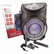 Speaker Aktif Bluetooth 15" ADVANCE K1502 Portable Meeting + Mic Wirel