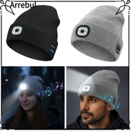 ARREBUL Bluetooth Beanie Hat, Speaker Mic Removable Headlamp Cap, Unique Headphones Rechargeable Wit