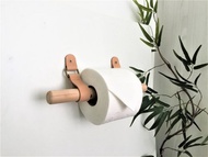 皮革廁紙架 // 皮革毛巾架 //浴室收納裝飾 // 時尚的廁紙架套件