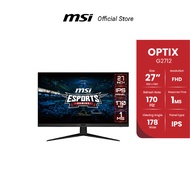 MSI OPTIX G2712 ESPORTS GAMING MONITOR 27" FHDIPS 170Hz 1ms (จอมอนิเตอร์)[Pre-Order จัดส่งภายใน7-1