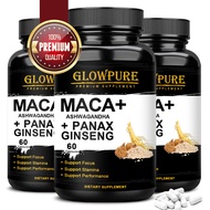 Maca Capsule Support Energy Booster, Stamina, Enhance Performance, Immune System Health