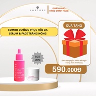 COMBO MOISTURIZING SKIN SERUM & FACE WHITE PINK HM STORE