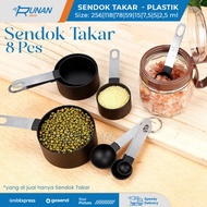 Measuring Spoon 8 Cups Measuring Spoon 2.5ml - 236ml Baking Tools - Plastic Measuring Spoon - Large 