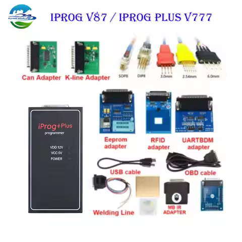 New V87 IPROG PRO Till 2019 Cars IMMO Key Programmer IPROG+ PLUS V777 Airbag Reset ECU Diagnostic To