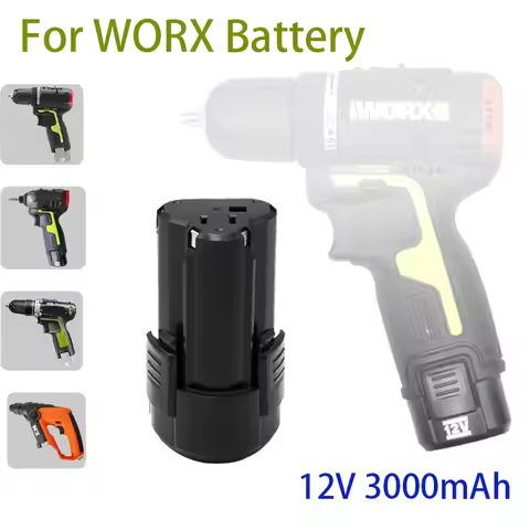 NEW 3000mAh Replacement Battery for WORX Kress 12V Power Tool WA3506 WU127 WU128 WU130 WU131X WU132 