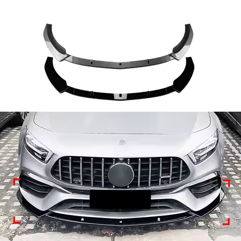 Suitable for Mercedes Benz A-Class W177 pre A45 A45S AMG 2019-2023 front bumper front lip front shov