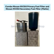 Combo Nissan NV350 Primary Fuel Filter and Nissan NV350 Secondary Fuel Filter (Mahle)
