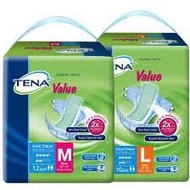 TENA VALUE ADULT DIAPERS L 8s