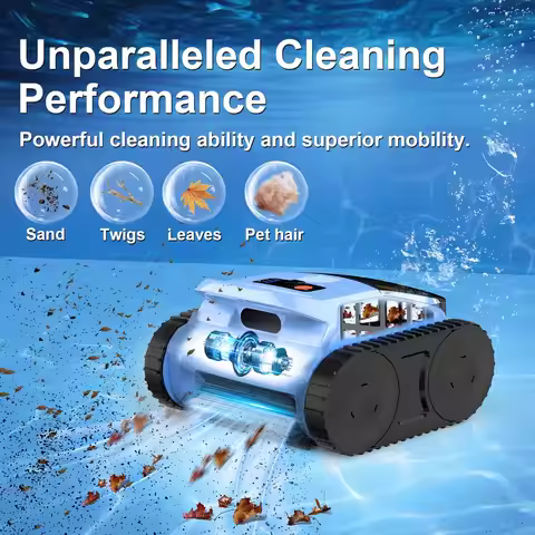 Pool cleaning robot, automatic pool-climbing vacuum robot, intelligent pool cleaning tool, pool clea