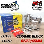 LC135 Y15ZR BLOCK ESPADA LC135 Y15ZR RACING CERAMIC BLOCK SET LC Y15 RACING BLOCK SET ESPADA