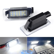 KA Car License Light, 12V Waterproof License Plate Light, Accessories Brighter Durable Universal Rear Tail LED for Nissan Serena C27 2016-2019