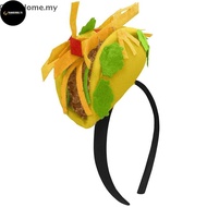 TD Mini Mexican Taco  French Fries Hats Men Felt Taco Hat For Adults Fast Food Halloween Costume Pro