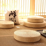 Straw Round 〕 Meditation Household Futon Cushion Futon 〔 Cushion Japanese Style Meditation Hot Groun