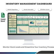 Excel Inventory Management Dashboard Template – Control of Stock, Sales & Restocks