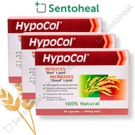 HypoCol 600mg Capsules - Red Yeast Rice Cholesterol Triglyceride Blood Lipid Cardiovascular Heart