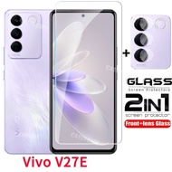 2023 Vivo V27E Full Cover Tempered Glass Flim For Vivo V27E V25 V27 V 27 25 E 2023 VivoV27E 5G Scree