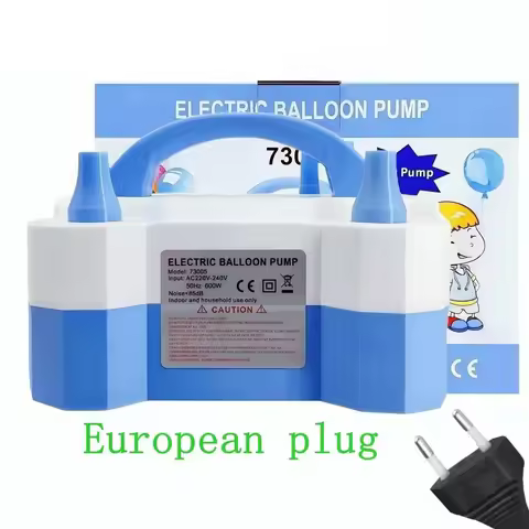 Party use double-hole electric air pump, balloon electric inflator, birthday bachelor party balloon 
