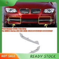 [In Stock] 1Pair Front Bumper Grille Trim Strip for BMW 3 Series X5 E92 E93 2011-2013 320 323 325 328I 330I Parts 51117229181 51117229182
