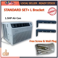 Hisense Free Install Window Type Air Conditioner 1.5HP AirCond Air Cond Non-Inverter Eco Mode Auto