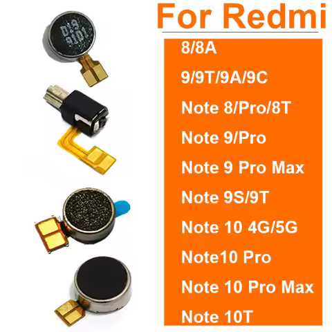 Motor Vibrator Module For Xiaomi Redmi Note 8 8T 9 9s 10 10T Pro 4G 5G Vibration Motor Flex Cable Fo