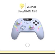 EasySMX X20 Wireless Gaming Controller for PC/SWITCH/iOS/Android,1000Hz Hall Effects & RGB Lighting