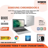 PROMO Cicilan 0% - Laptop Murah Samsung Chromebook 4 Celeron 32GB 4GB
