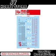 Xue Yan Water Decal MG-80 MG Maneuver Striker Pack for Eclipse (Glow in Dark)