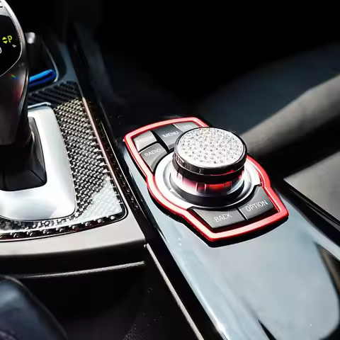 Car Multimedia Buttons Cover Molding Trim Car Accessories Interior for BMW 1 3 4 5 7 Series X1 X3 X4