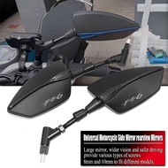 For FAZER FZ6 FZ6N FZ6S FZ6R S2 Motorcycle Adjustabale Side Rearview Mirrors Universal RearviewMotor