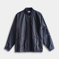 HI STYLE - Men Long Sleeve Oversized Bomber Jacket - Dark Blue - HSL510568