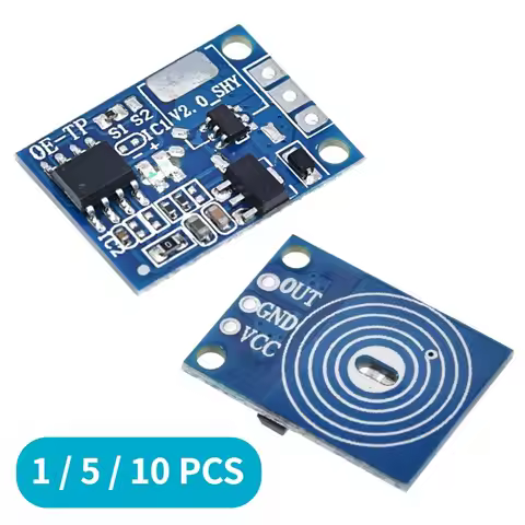 1-10PCS OE-TP Capacitive Touch Button Light Touch Switch Module Digital Touch Sensor LED No Pole Dim