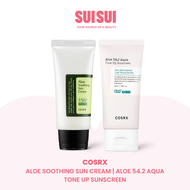 COSRX Sunscreen Aloe Soothing Sun Cream | Aloe 54.2 Aqua Tone Up