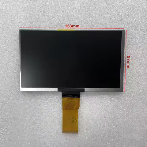 7 INCH LCD Screen 50PIN IPS 163*97mm KR070PN6T 1030300793 REV: A Panel Display Screen Module Replace