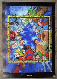 Capcom All Stars 1999 Calendar Street Fighter Rockman/Mega Man Vampire Savior