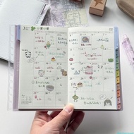 dingdongaa 2026 Weekly Planner Leather Academic Planner Notebook Ribbon Bookmarks
