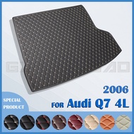 Car Trunk Mat For Audi Q7 4L 5-Seat 2006 Custom Car cargo liner carpet Accessories Auto Interior Dec