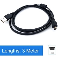 3M Mini USB 5 Pin Cable Charger Cord for PS3 Controller/PDA /MP3 /PSP