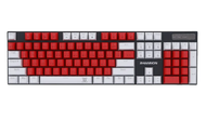 KEYBOARD NUBWO(คีย์บอร์ดนับโว สวิทสีแดง) X62 RHIANNON (RED-WHITE) (RED SWITCH - MINI RGB - EN/TH)