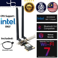INTEL Wi-Fi 7 BE200 / Wi-Fi 6 E AX210 6GHz 8774 Mbps + Bluetooth 5.4 Premium Chipset PCI-E Wireless 