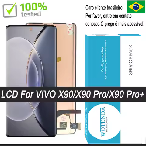 Tested Screen For VIVO X90 Pro Display Touch Screen Digitizer Assembly Replacement Screen For vivo X