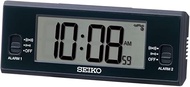 Seiko SQ321K Alarm Clock, Table Clock, Digital, Radio Wave Resistant, Black, 1.9 x 4.8 x 1.2 inches 