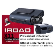 IROAD X11 - Front &amp; Rear dash cam car camera -  WiFi - Iroad Singapore Official dealer - Auto Edition
