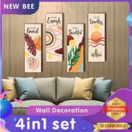 4pcs BIG SIZE 2 combination (Boohoo Style) wooden wall hanging decor
