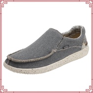Hey Dude (US size) super-comfy ultra-light linen Canvas shoes slip-on Loafers for men plus size 39-4