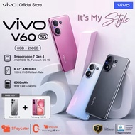 vivo V60 5G Smartphone (16GB+256GB) | 50MP ZEISS Telephoto Camera | 6500mAh Battery | 5G Dual SIM | 