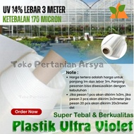 Plastik UV Atap Green House Lebar 3 Meter Harga Per Meter