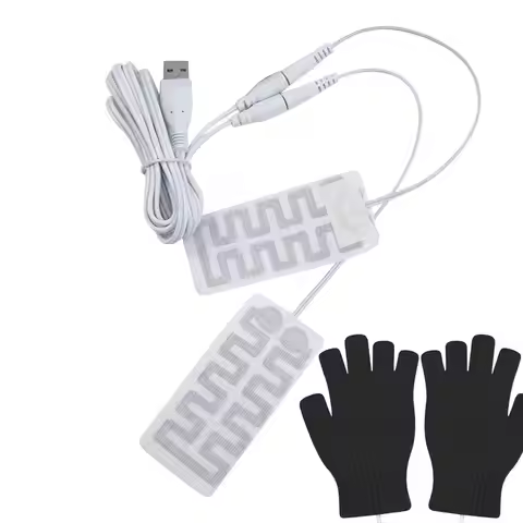 USB Clothes Heater Pad Electric Gloves Heating Pad Winter Electric Heating Sheet Heating Warmer Pad 