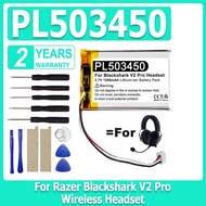 New 1200mAh XDOU Wireless Headset Battery for RAZER Blackshark V2 Pro PL503450 Batteries