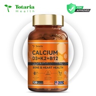 Totaria Vitamin D3 K2 B12 Capsule Improve Joint Mobility Provides Bone Teeth Nutrition Immune System